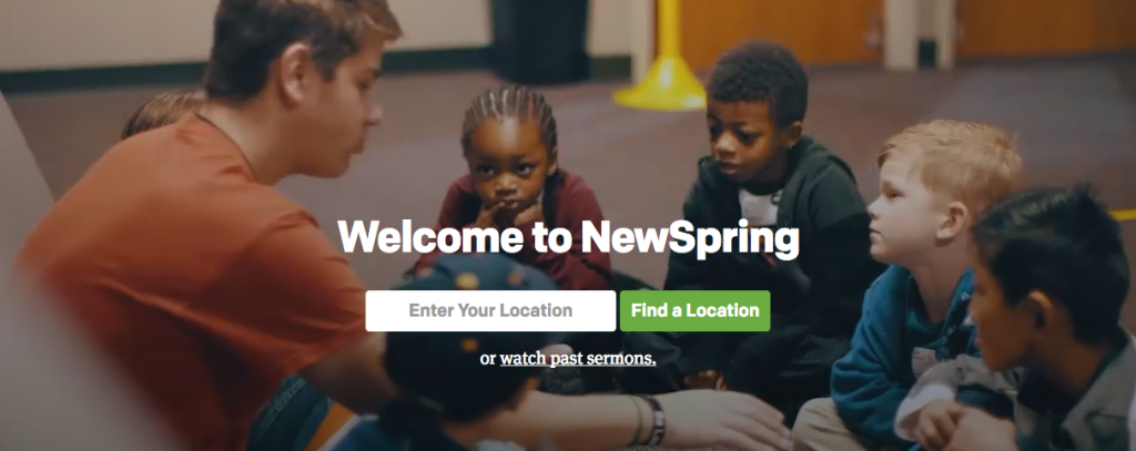 NewSpring example to help a church not growing