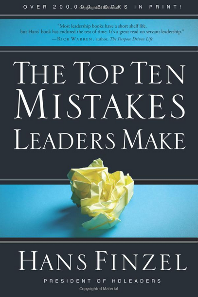Top Ten Mistakes Leaders Make Book cover